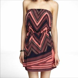 Express Chevron Print Dress